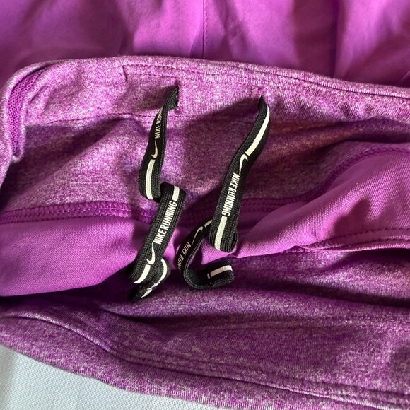 Nike Dri Fit Rival Running Shorts Women XS Purple Brief Athleisure Sports Gym - Picture 8 of 9
